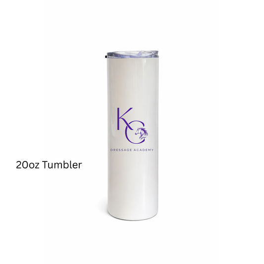 KC Dressage Academy 20oz Skinny Tumbler