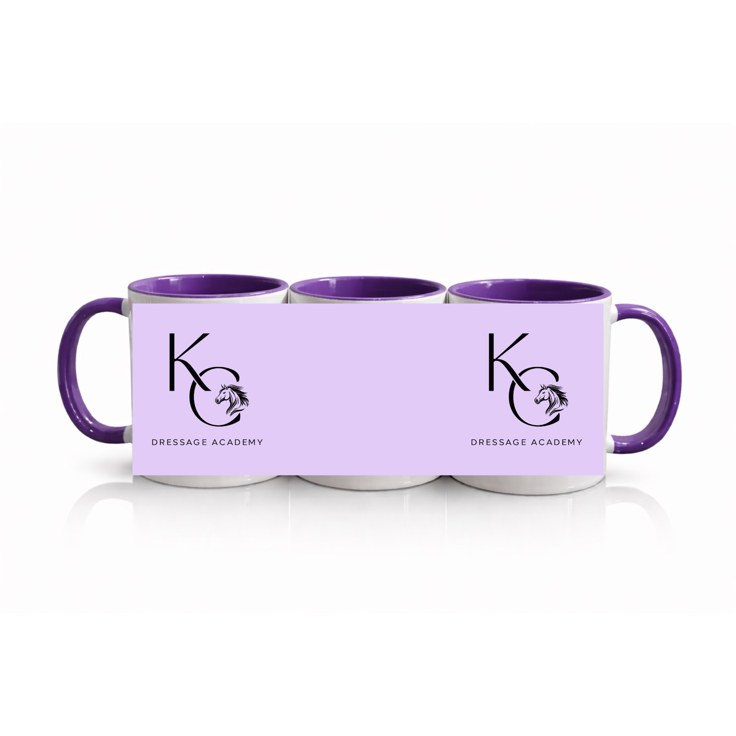 KC Dressage Academy Mug Purple