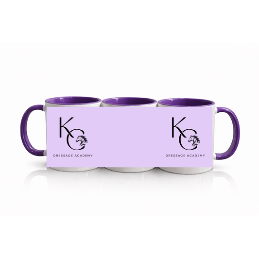 KC Dressage Academy Mug Purple