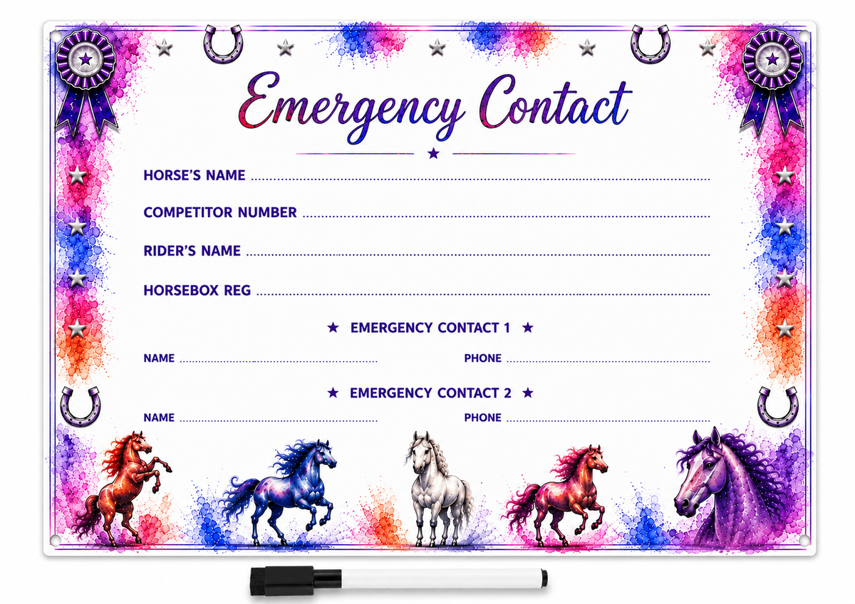 Emergency Contact Whiteboard