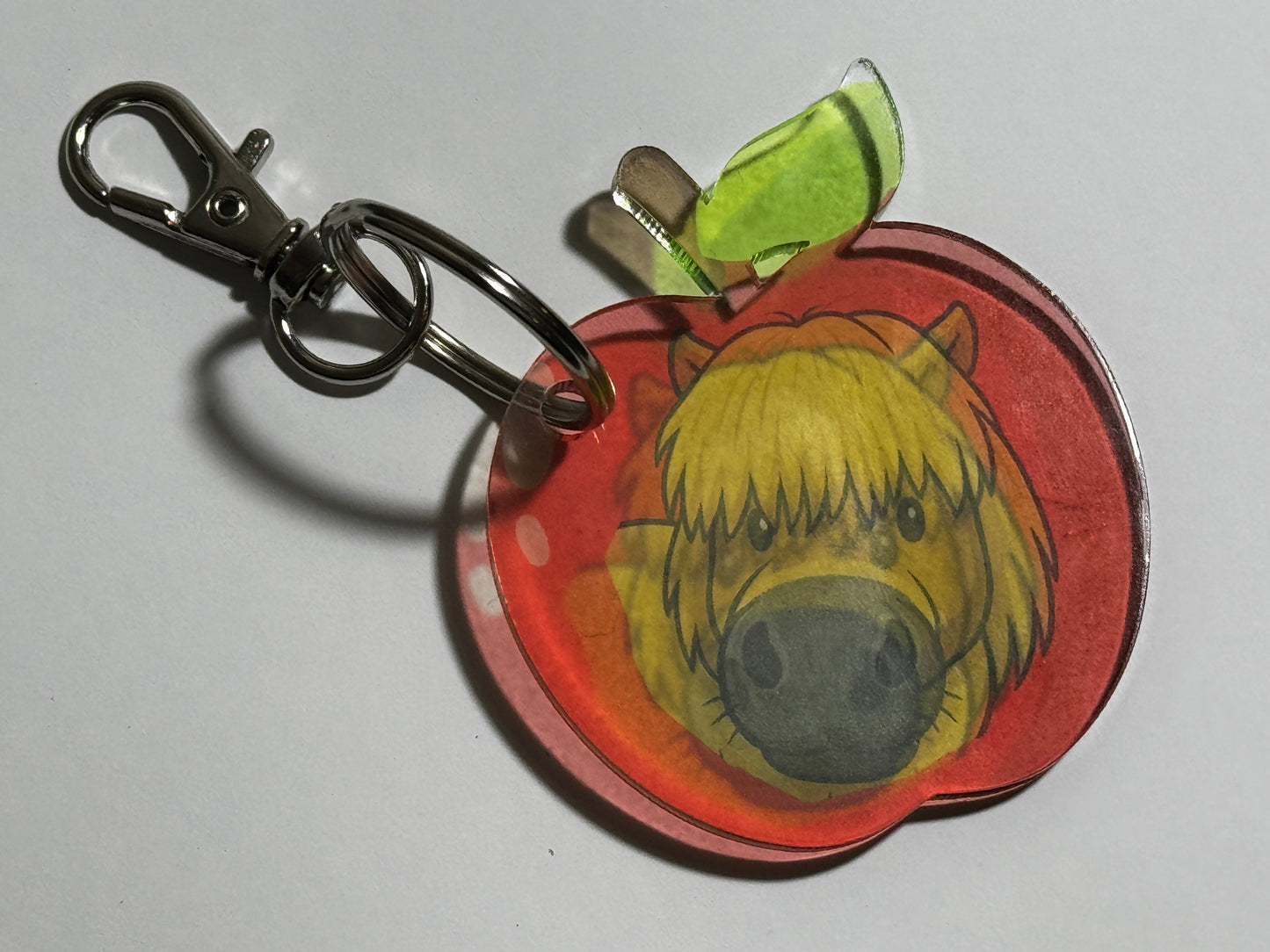 SECONDS - AVC Cheeky Top Cat Apple Key Ring