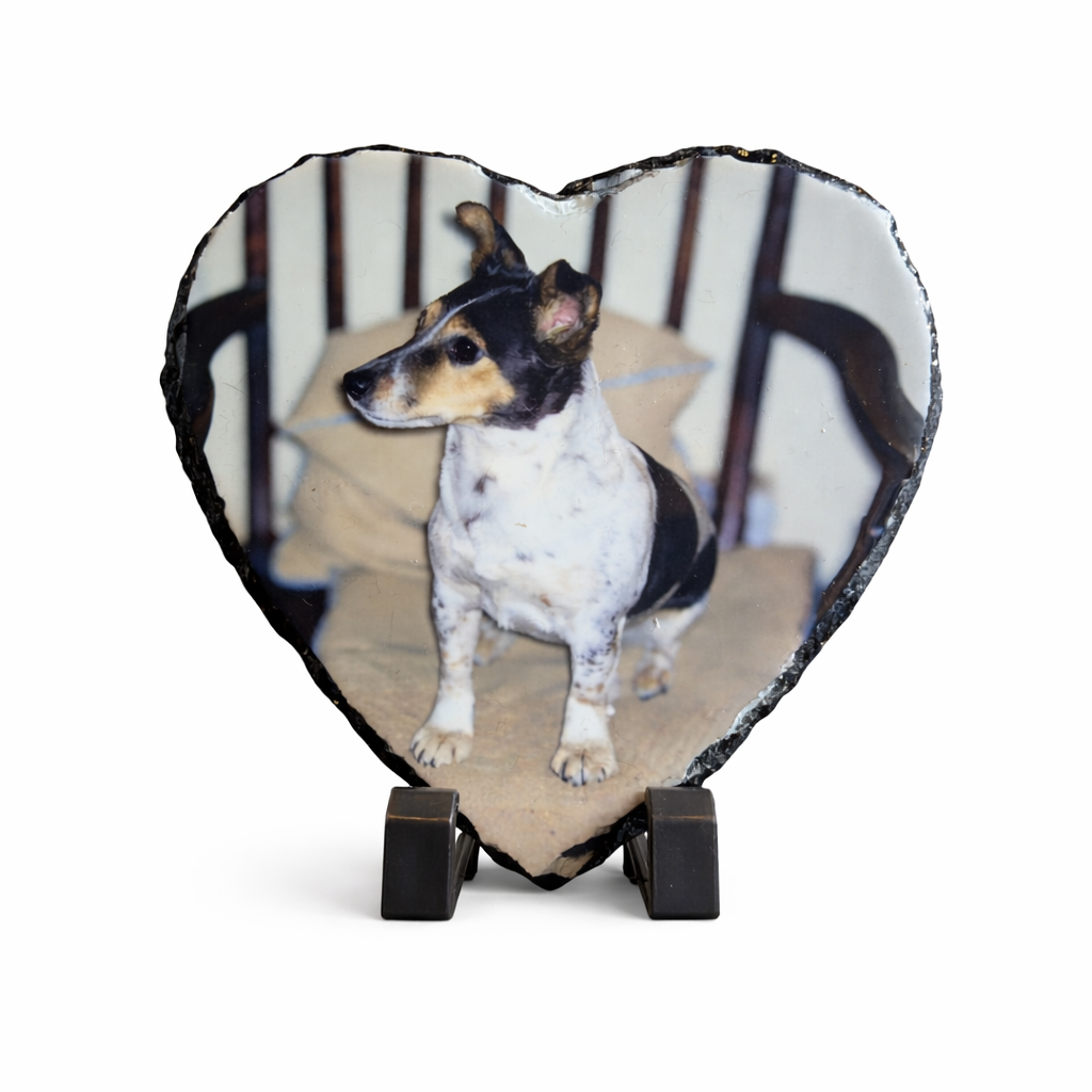 Personalised Heart Slate 20cm x 20cm