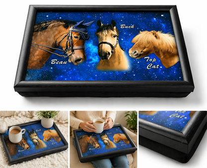Personalised Lap Tray with Cushion