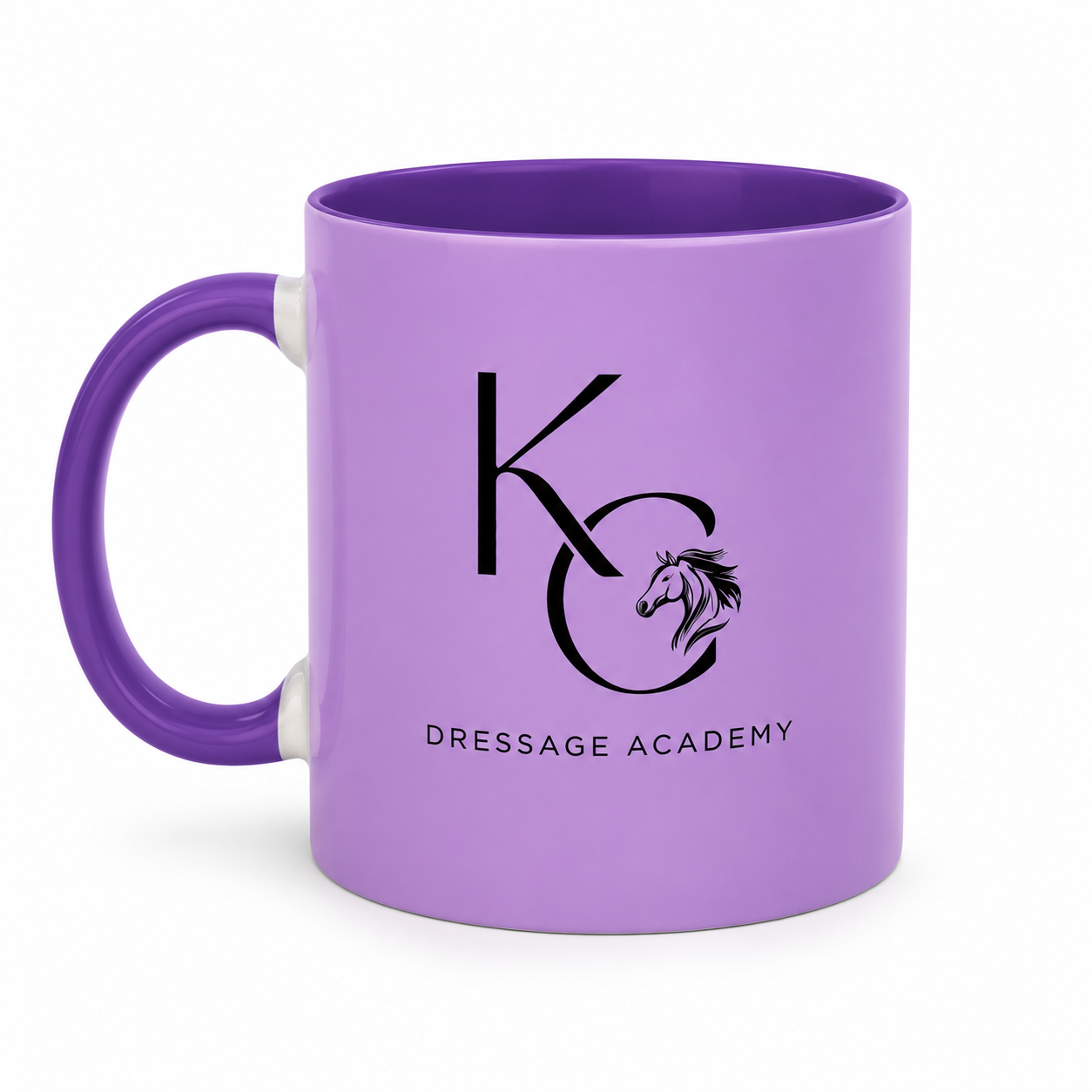 KC Dressage Academy Mug Purple