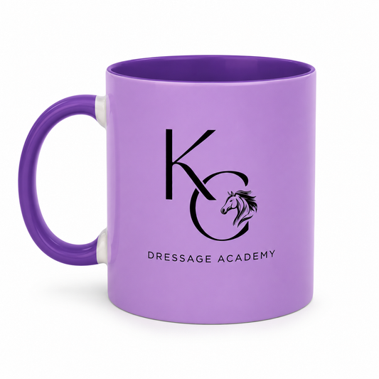 KC Dressage Academy Mug Purple