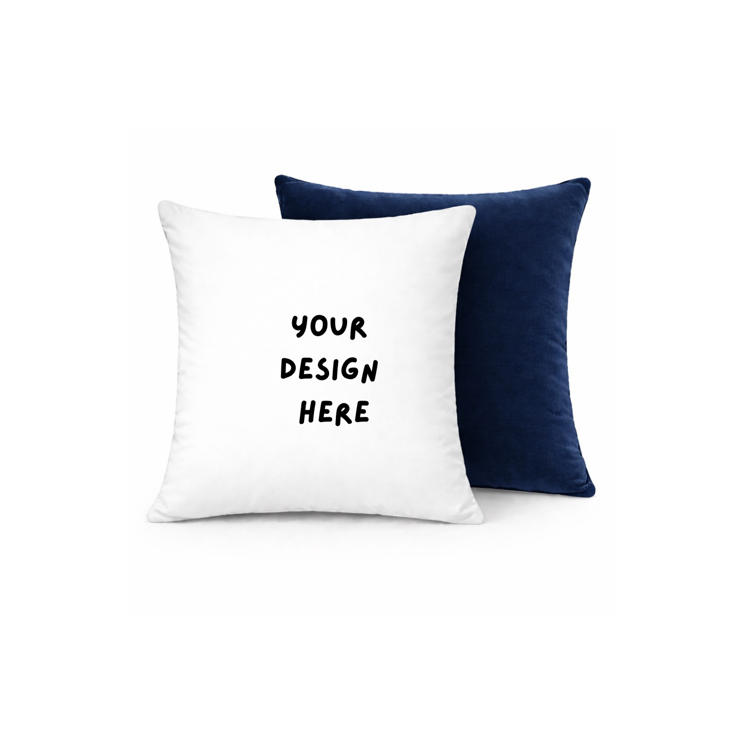 Personalised Velvet Cushion Cover 40x40cm