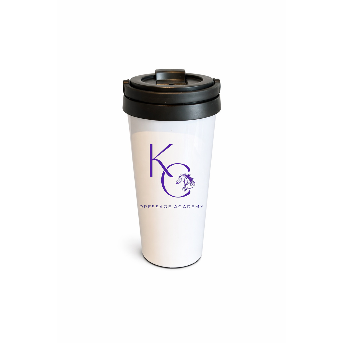 KC Dressage Academy Latte Travel Mug