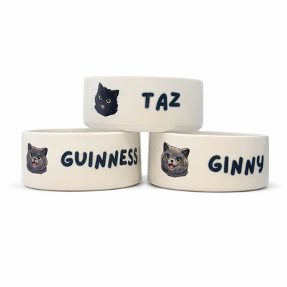 Personalised Ceramic Pet Bowl