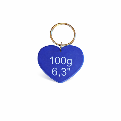 Personalised Large Rug/Tack Tag Polymer Heart