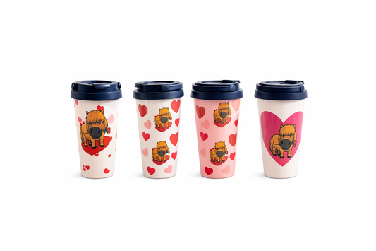 SECONDS Latte Travel Mug - Valentines Cute Top Cat