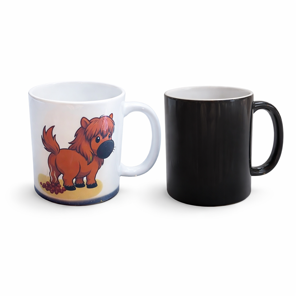 AVC Cheeky Poopy Pony, Top Cat Magic Mug