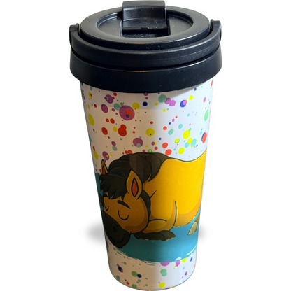 Sample Sleepy Pony Buck Latte Travel Mug