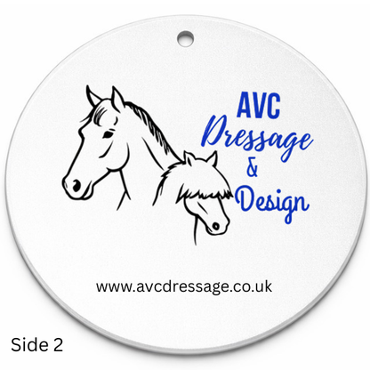 Custom Logo Keyring Polymer Round – Clubs & Businesses