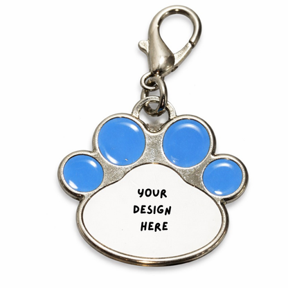 Personalised Metal Pet Tag Paw