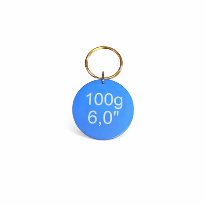Personalised Large Rug/Tack Tag Polymer Round