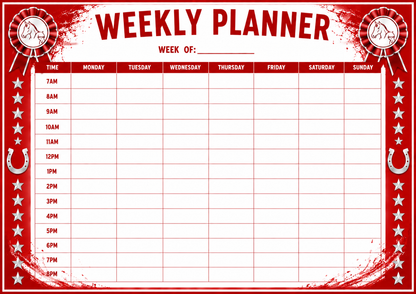 Weekly Planner Whiteboard