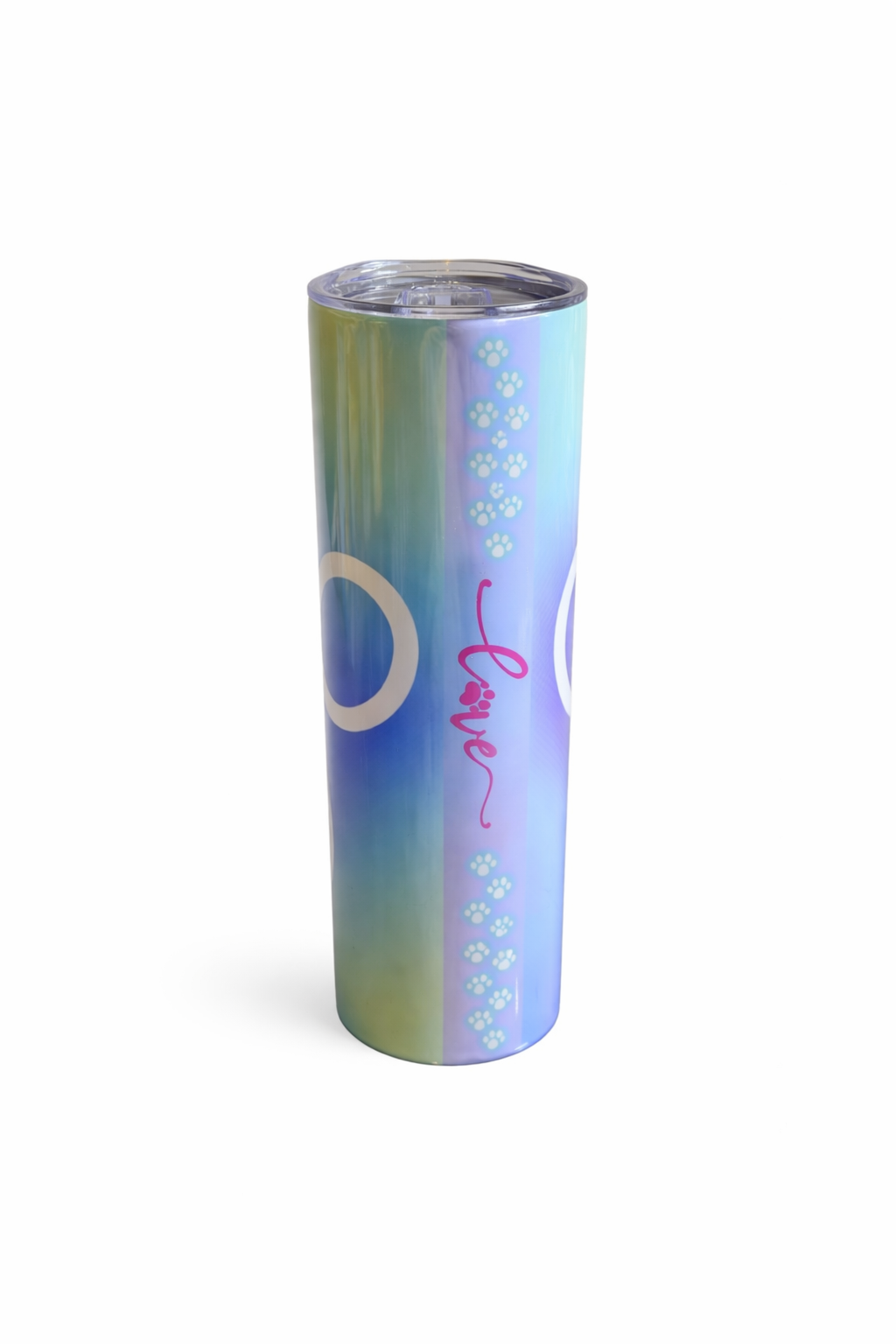 Sample 20oz Skinny Tumbler - Paw Print Dog