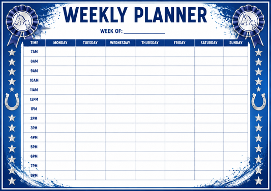 Weekly Planner Whiteboard