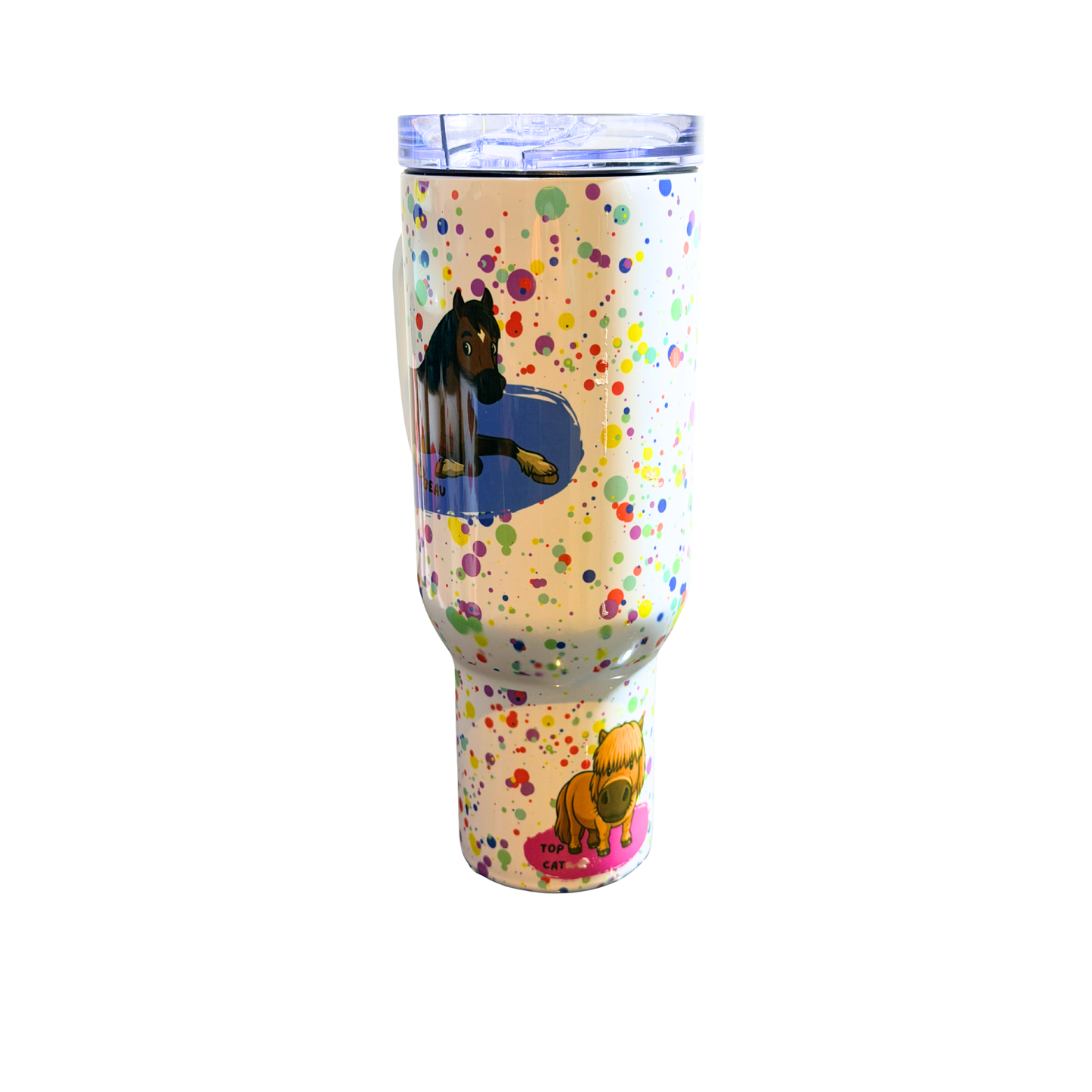 SECONDS - AVC Ponies Paint Splash 40oz Tumbler