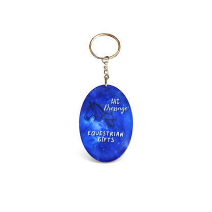 Personalised Polymer Keyring Vertical
