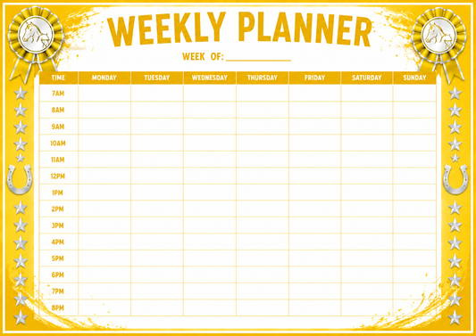 Weekly Planner Whiteboard
