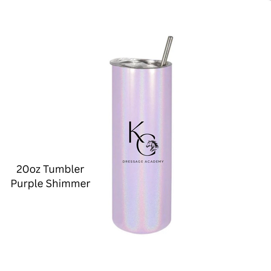 KC Dressage Academy 20oz Skinny Tumbler