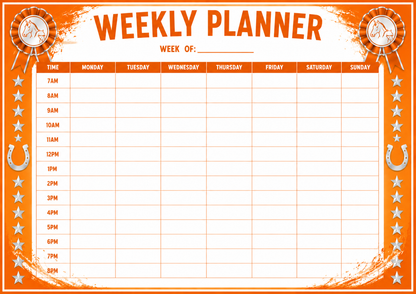 Weekly Planner Whiteboard