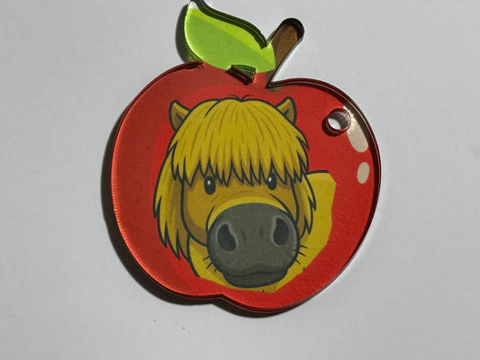 SECONDS - AVC Cheeky Top Cat Apple Key Ring